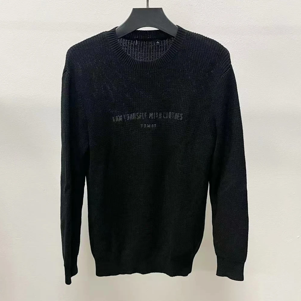 秋冬款男士套头圆领厚款 简约百搭毛衣