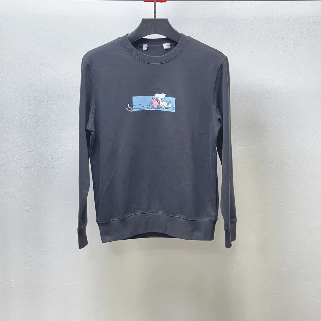 男款圆领卡通印花时尚百搭舒适长袖潮流春秋休闲卫衣