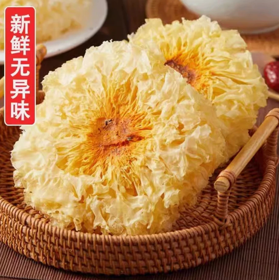 古田大花银耳100g干货白木耳雪耳新鲜无硫非丑耳碎片莲子羹出胶