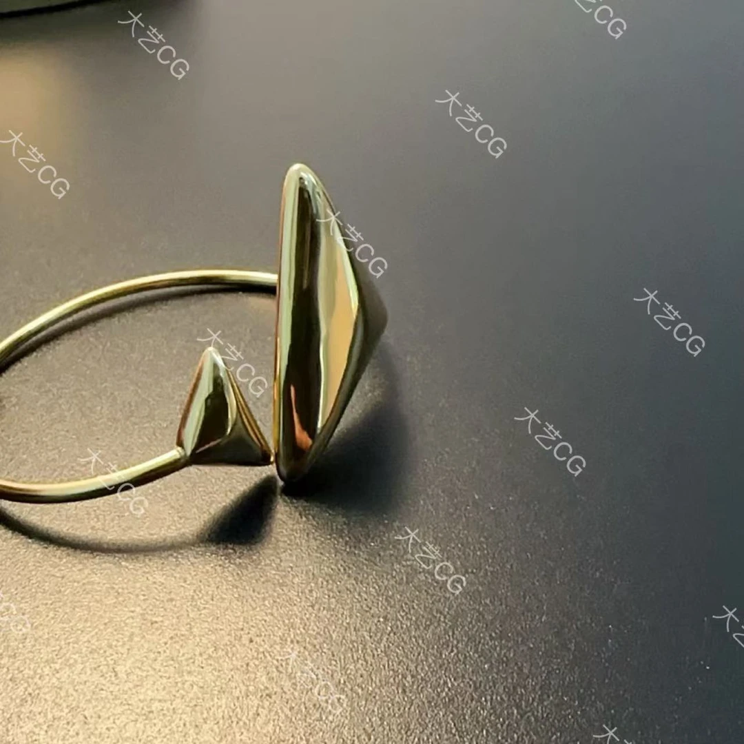 合金手镯 现代金色手镯简约个性腕饰几何欧美小众配饰BRAlg 0209