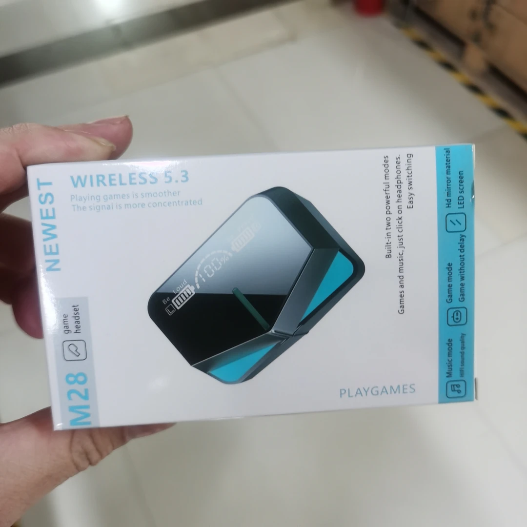 （思锘言正品）新款蓝牙耳机长续航无线游戏耳机镜面数显