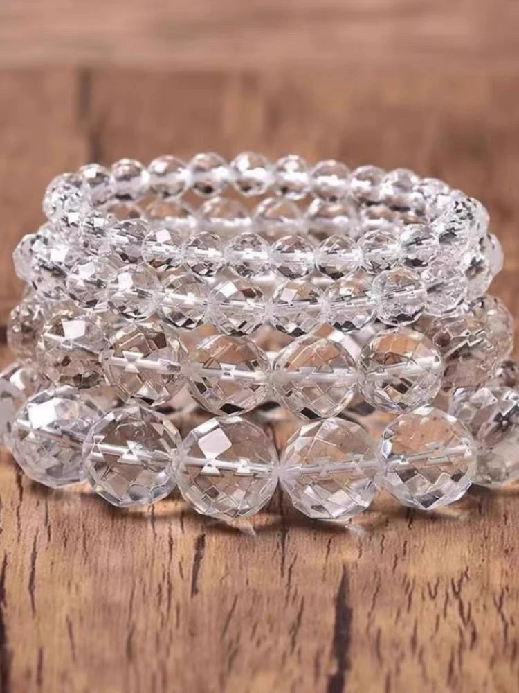 【一号链接】天然水晶珠宝手串