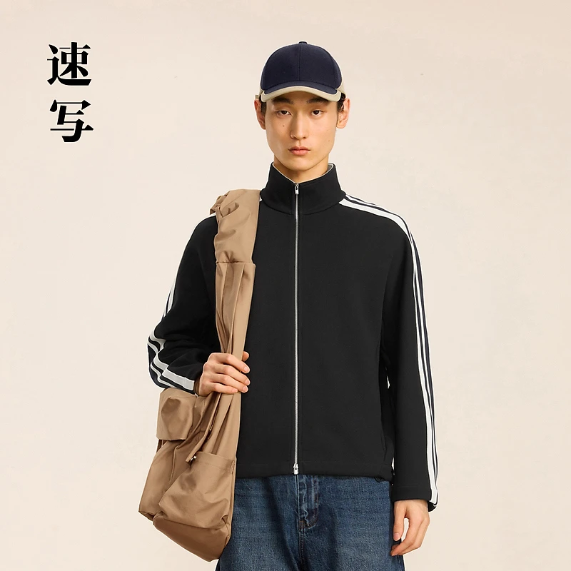 【商场同款】速写男装2024秋新品开襟卫衣宽松休闲长袖9O9410990