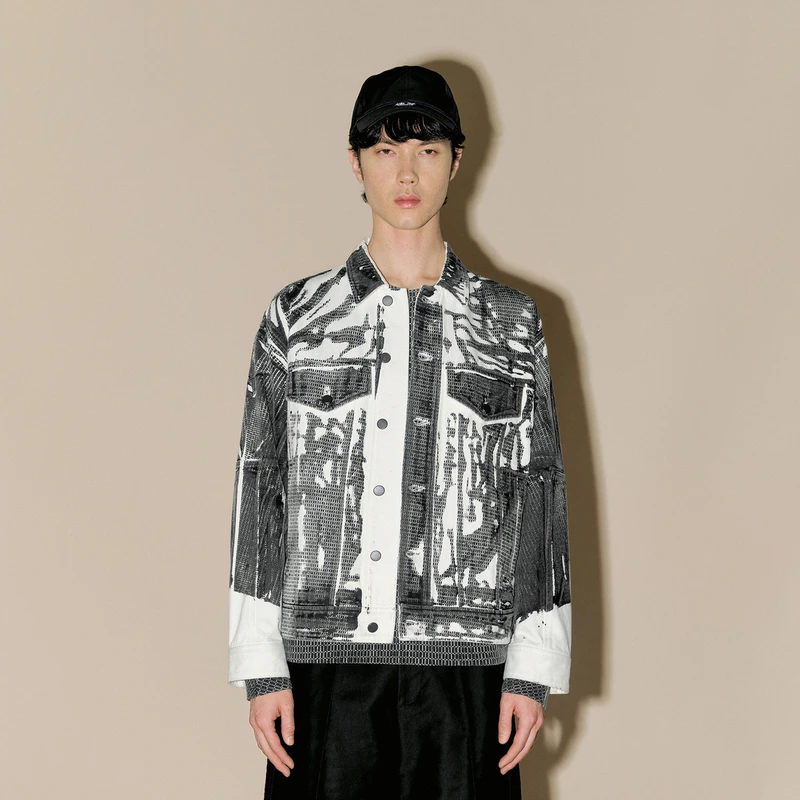 【商场同款】速写男装2024秋新品牛仔夹克宽松休闲长袖9O9610640