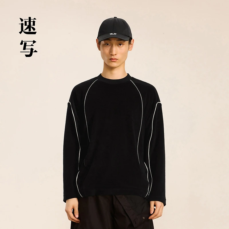 【商场同款】速写男装2024秋新品长袖T恤圆领合体休闲9O9112740