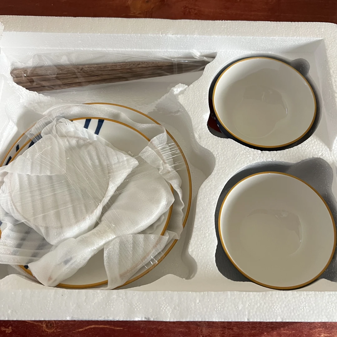 （微瑕介意勿拍）苏泊尔光净釉·餐具套装·青森系列TK2182E(S-22)