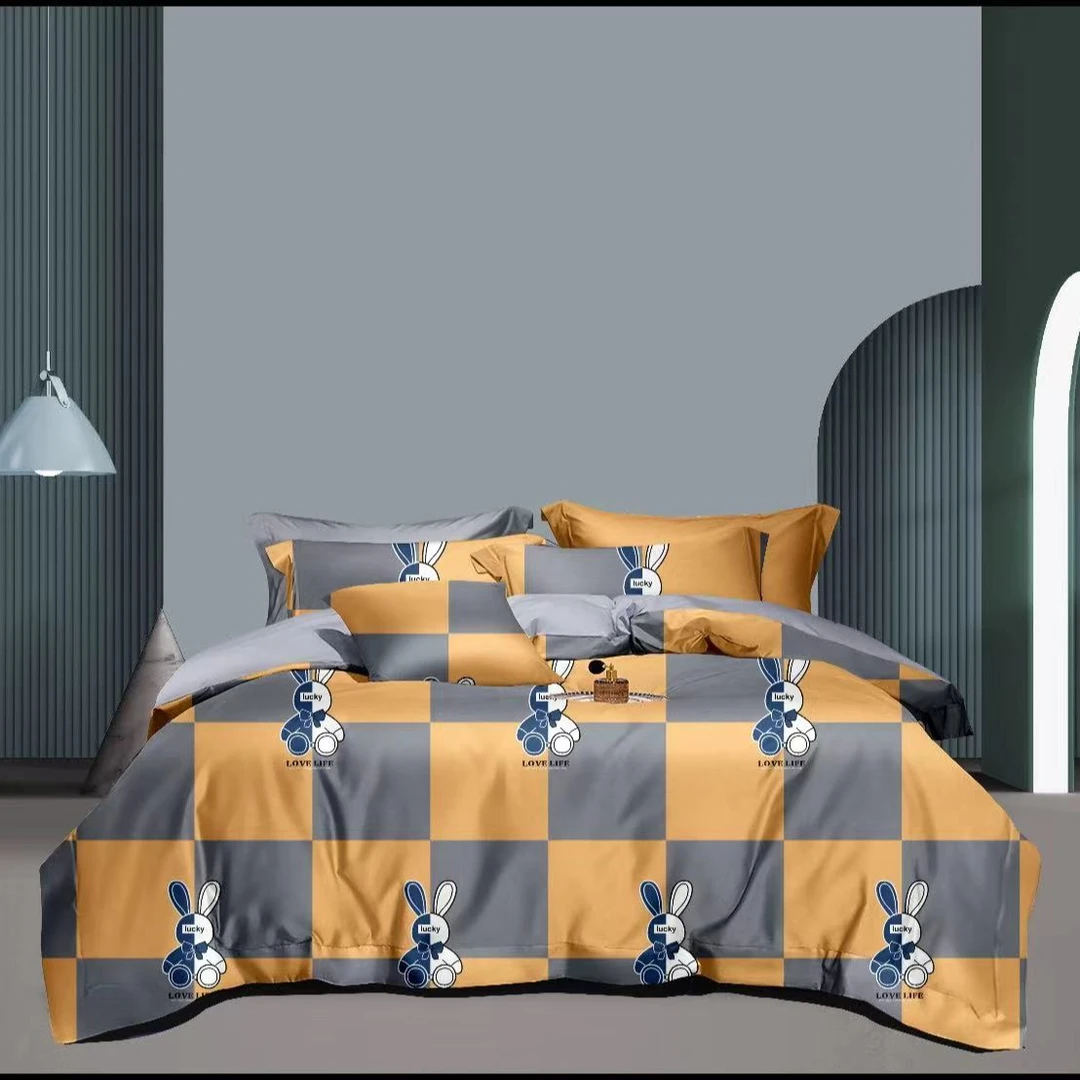 【单人床单】幸运兔  棉 斜纹加厚 尺寸140*235学生宿舍单人床单