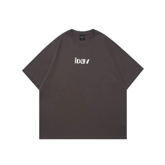 VUNC纯棉男女同款字母印花宽松T恤