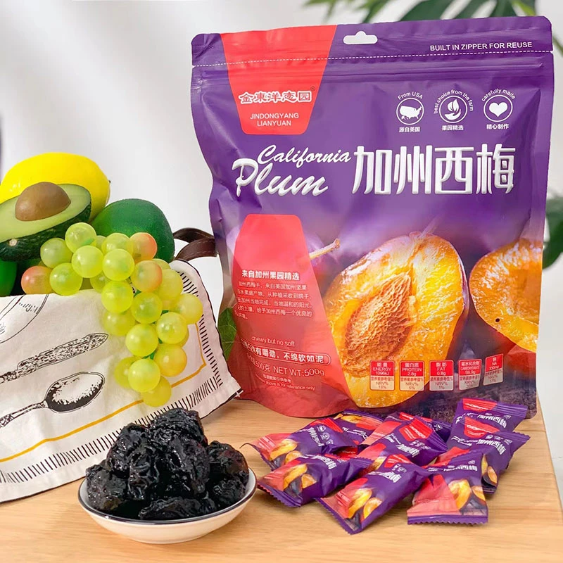 香港金东洋恋园加州西梅干500g休闲零食蜜饯酸甜青口梅乌酸梅追剧