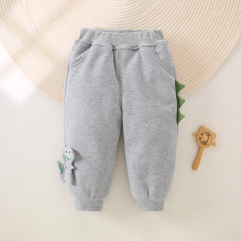 【新疆长绒棉】150g棉花卫裤恐龙男女宝时尚百搭保暖可爱宝宝