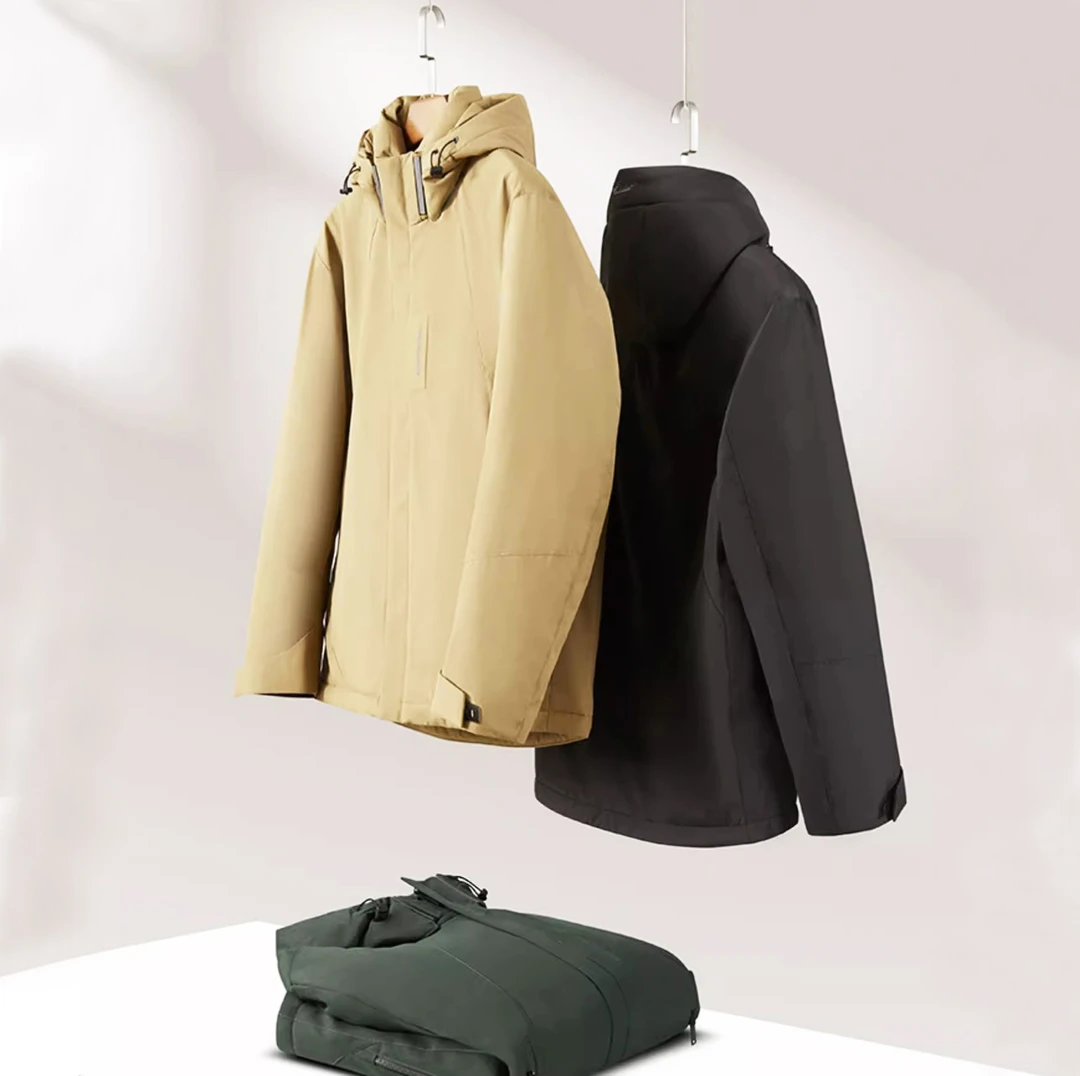 连帽羽绒服 新国标90白鸭绒厚款保暖外套青年男装男士羽绒服