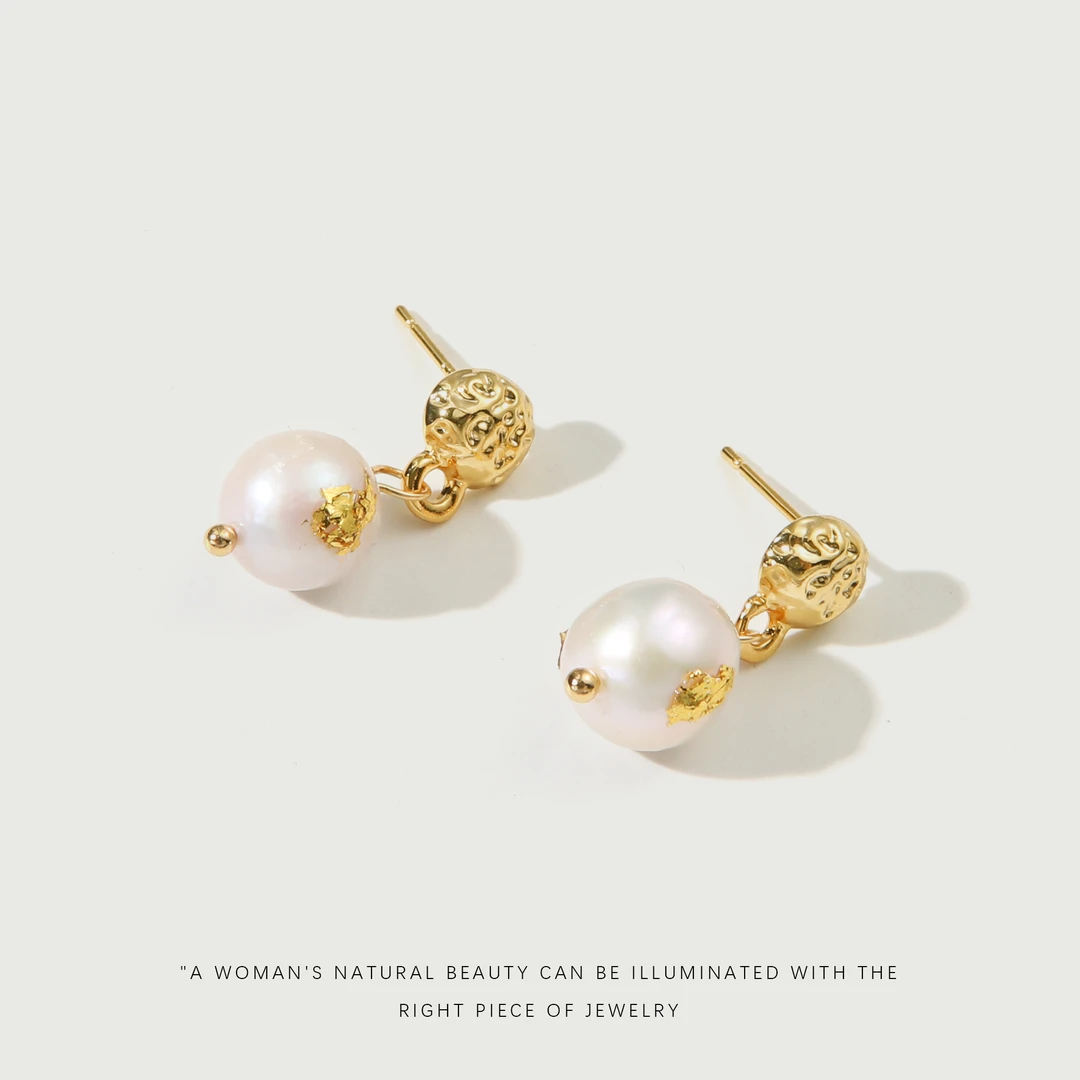 【日与月光】法式经典百搭时尚女气质耳钉A209