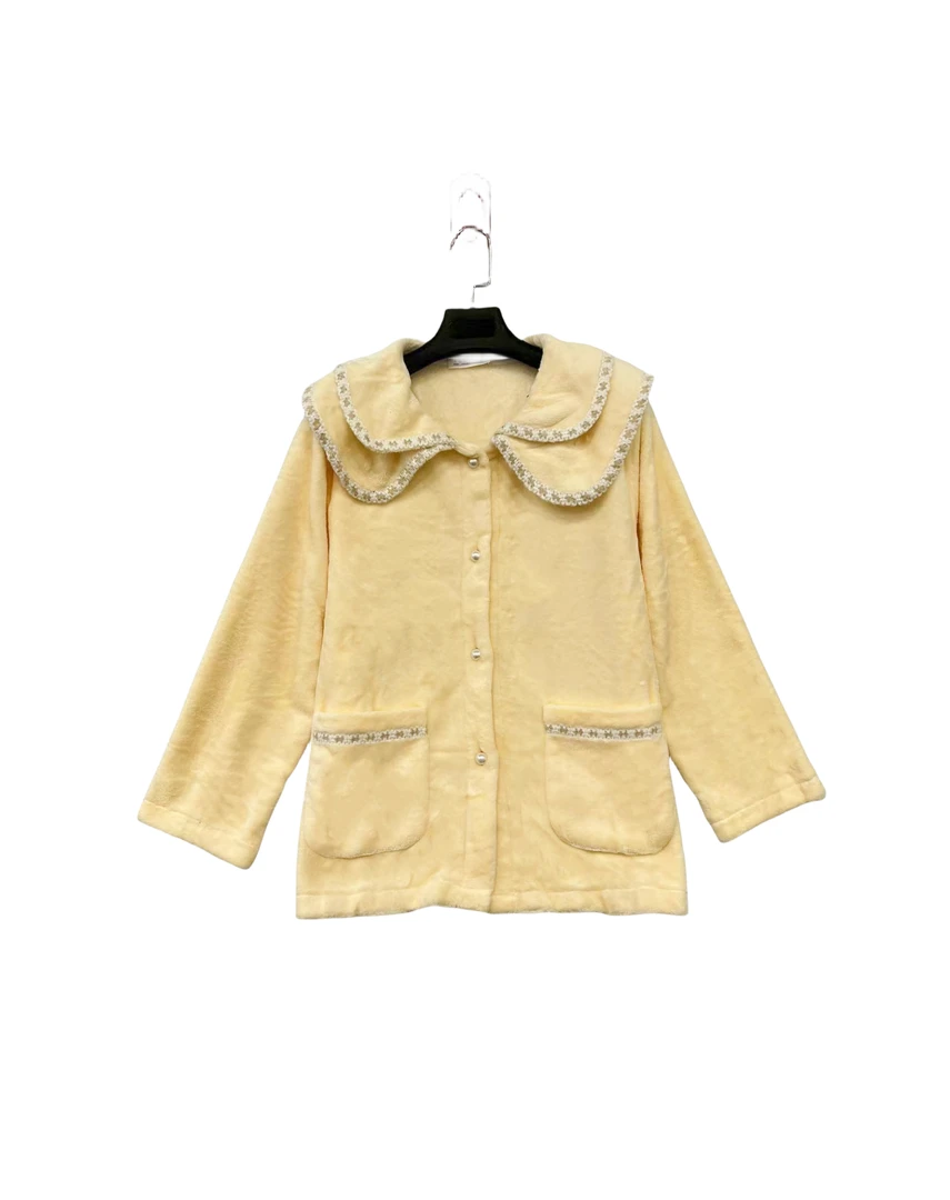 051  双翻领 纽扣  时尚 休闲 家居服套装