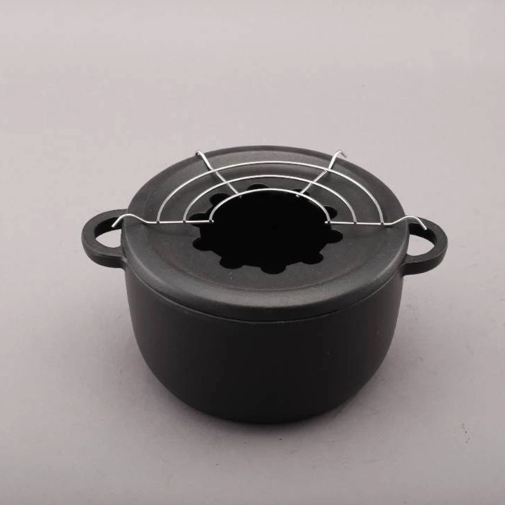 南部铁器日本岩铸品牌炸锅铸铁家用进口锅