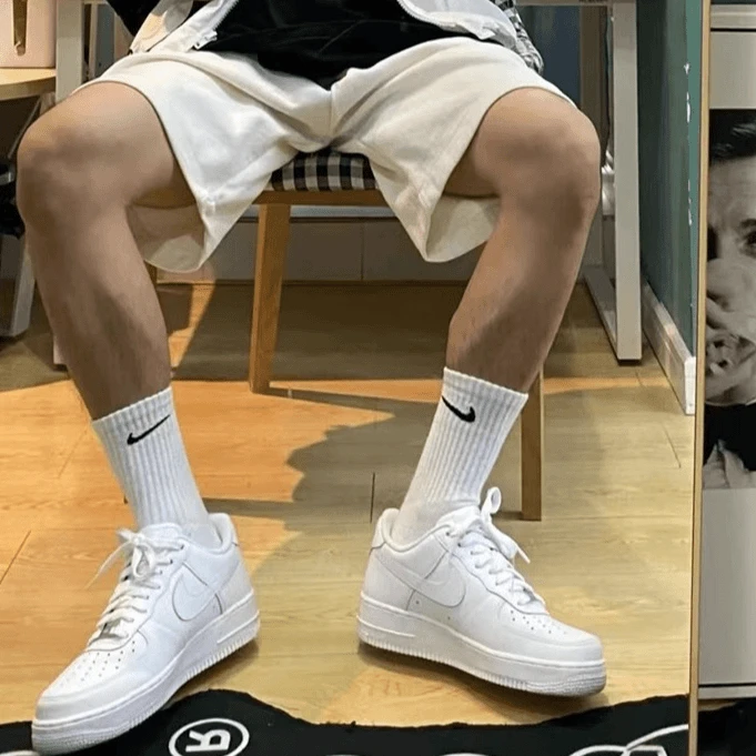 【断码清仓】nike耐克全新运动防臭船袜吸汗黑白春夏男女中筒袜子