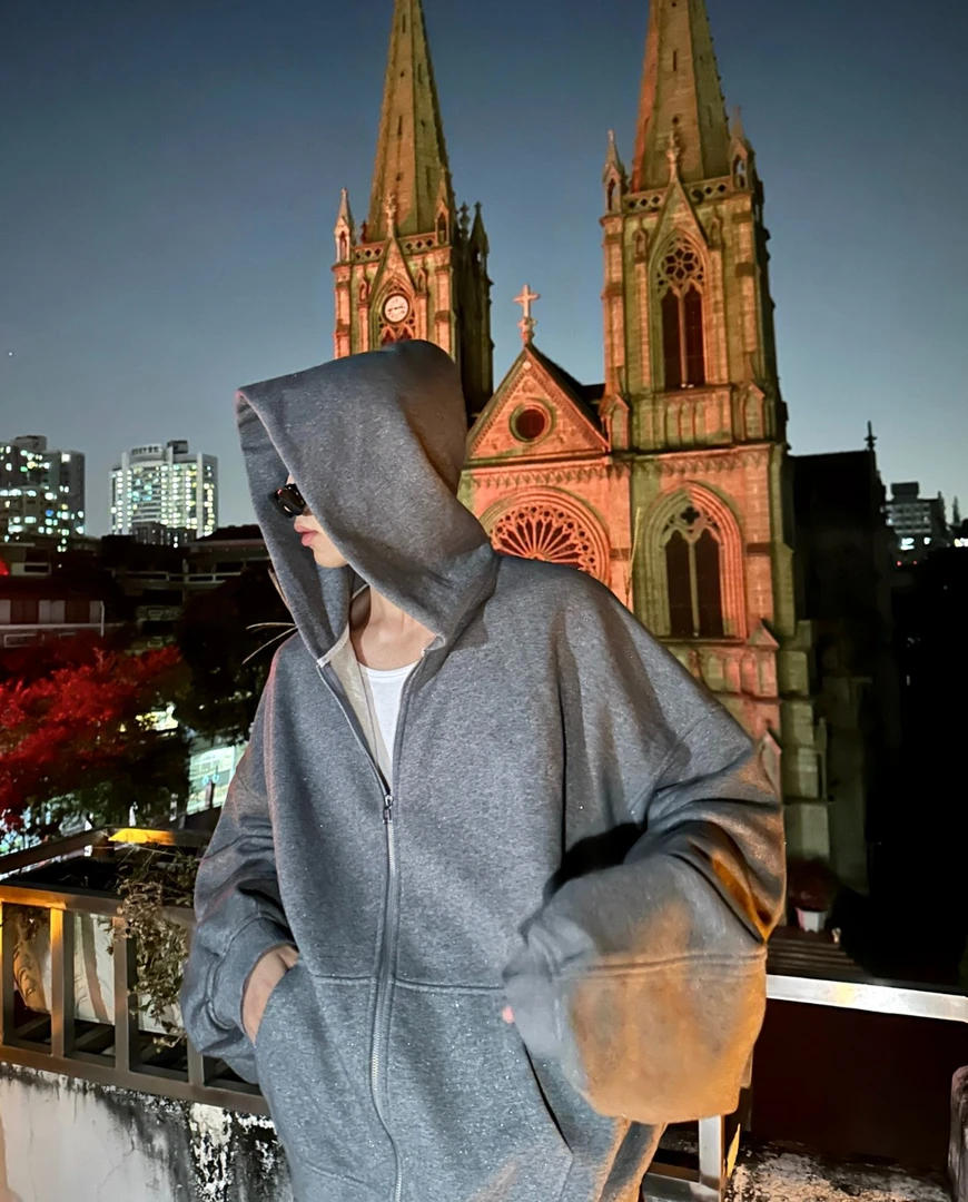 威廉威 男女同款【大王闪钻卫衣】低调奢华闪闪400g连帽卫衣D278