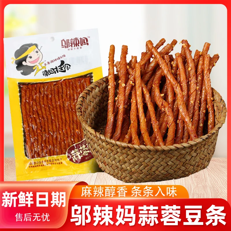 WULAMA/邬辣妈邬辣妈辣条蒜蓉豆条网红辣条办公室休闲香辣小零食