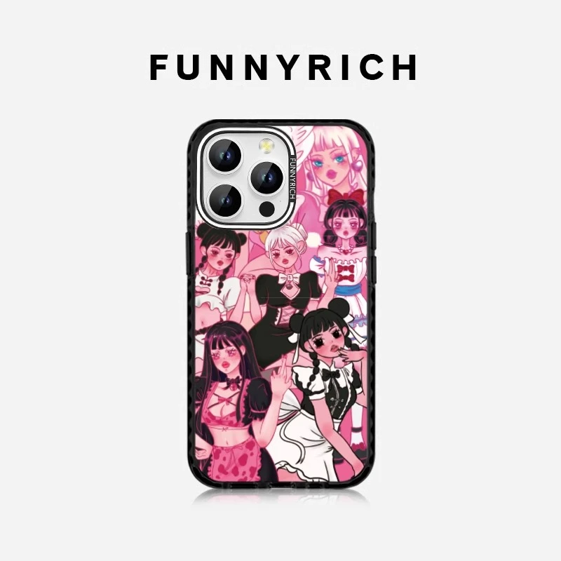 FUNNYRICH辣妹合集适用苹果16promax手机壳iPhone15磁吸13/14新款