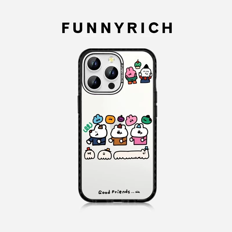 FUNNYRICH好朋友来啦适用iPhone15ProMax手机壳苹果14磁吸保护套