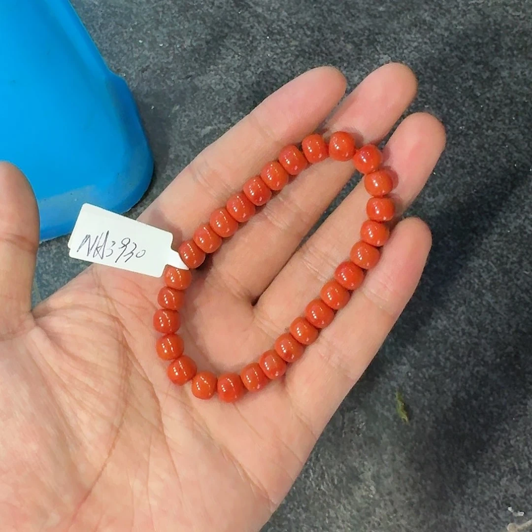 南红玛瑙手链未镶嵌G*原矿南红手串
