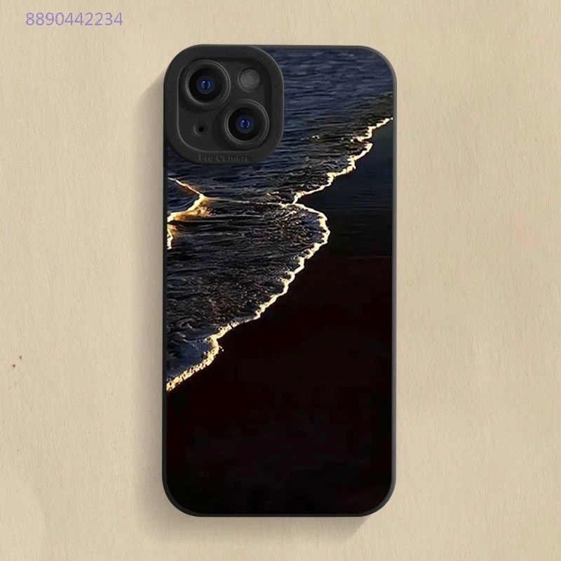 蓝色潮牌菲林壳软硅胶全包防摔手机壳苹果IPHONE新材质