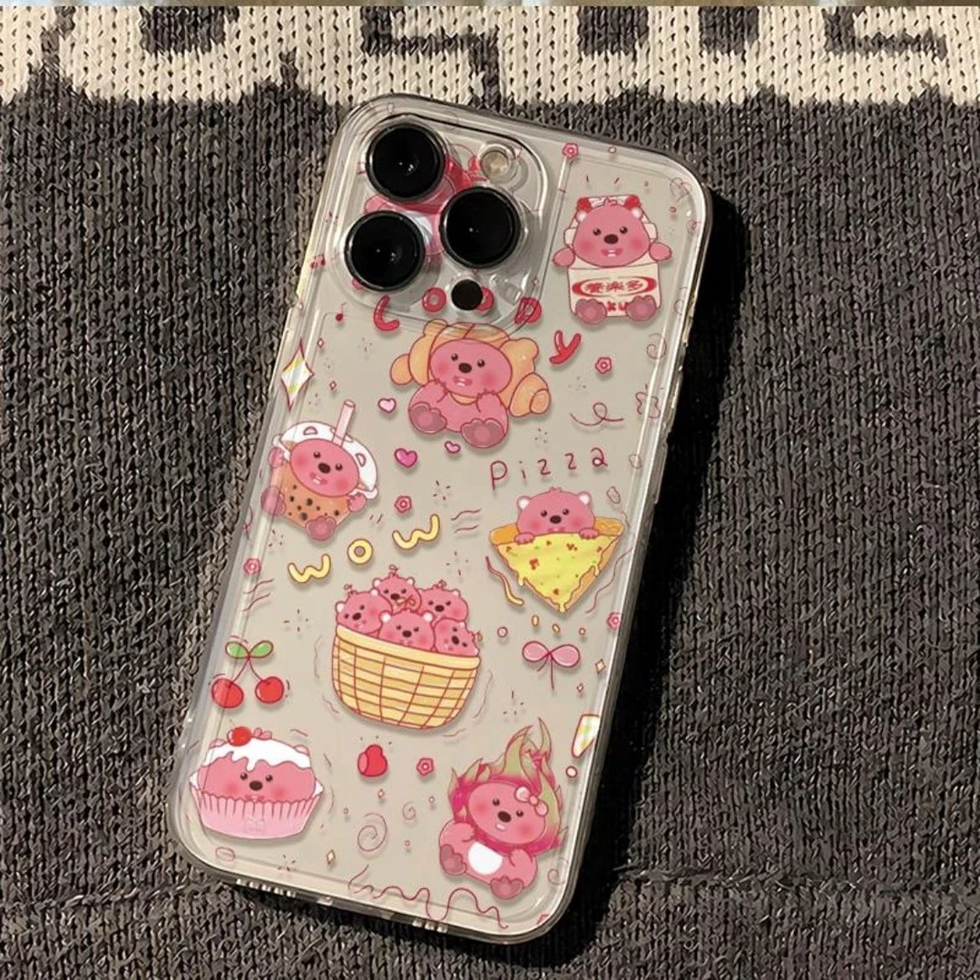 可爱高端苹果手机壳软硅胶全包防摔IPHONE好多海狸15新材质