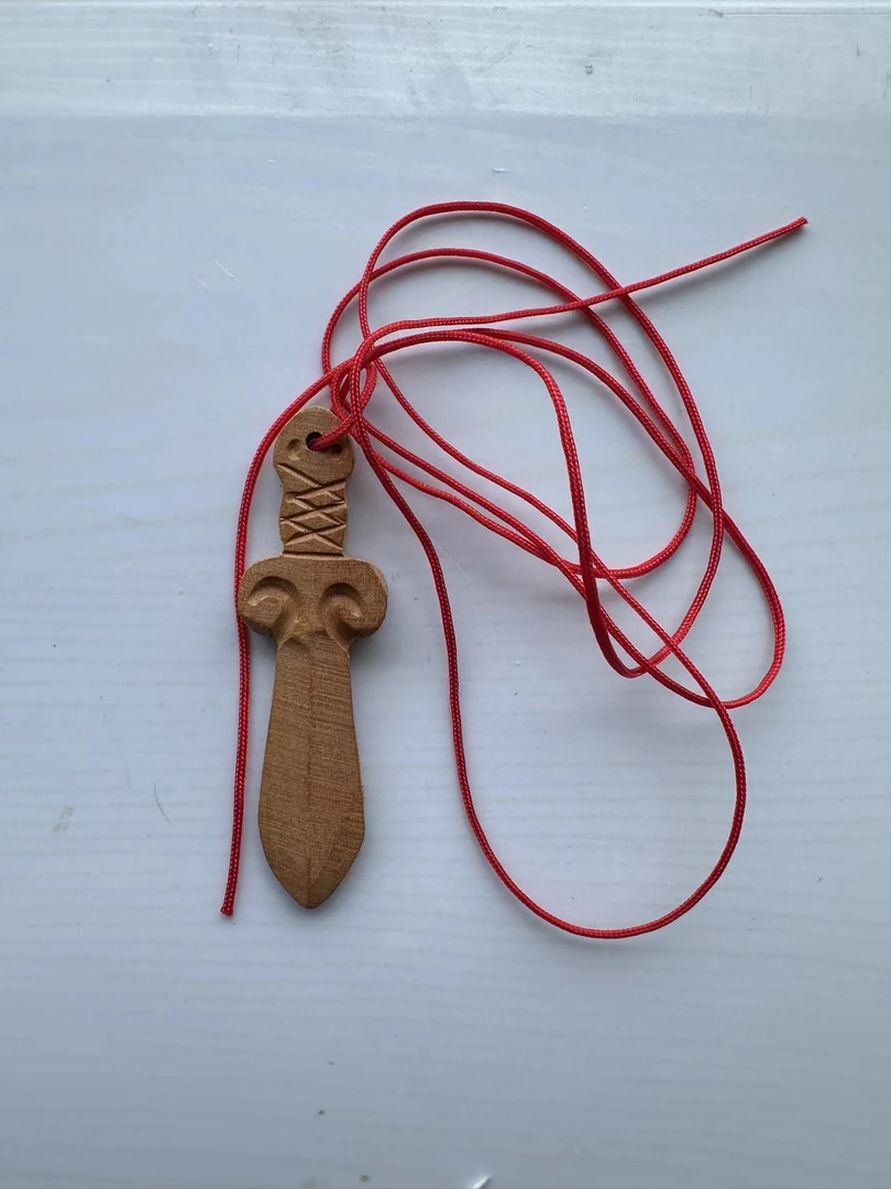 雷击桃木剑一个手工