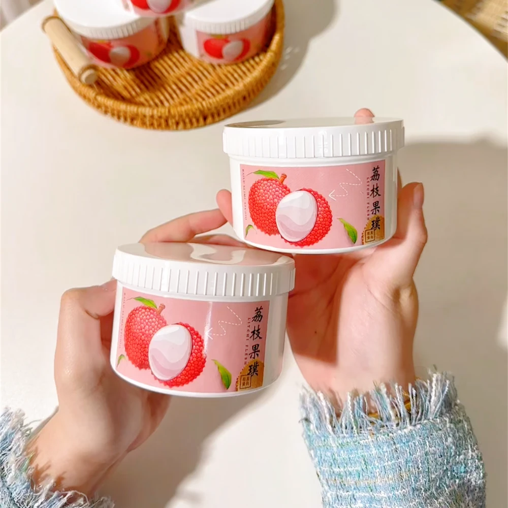 荔枝果璞  这怕不是真荔枝手感 仿真荔枝肉手感  彩泥白露手工泥