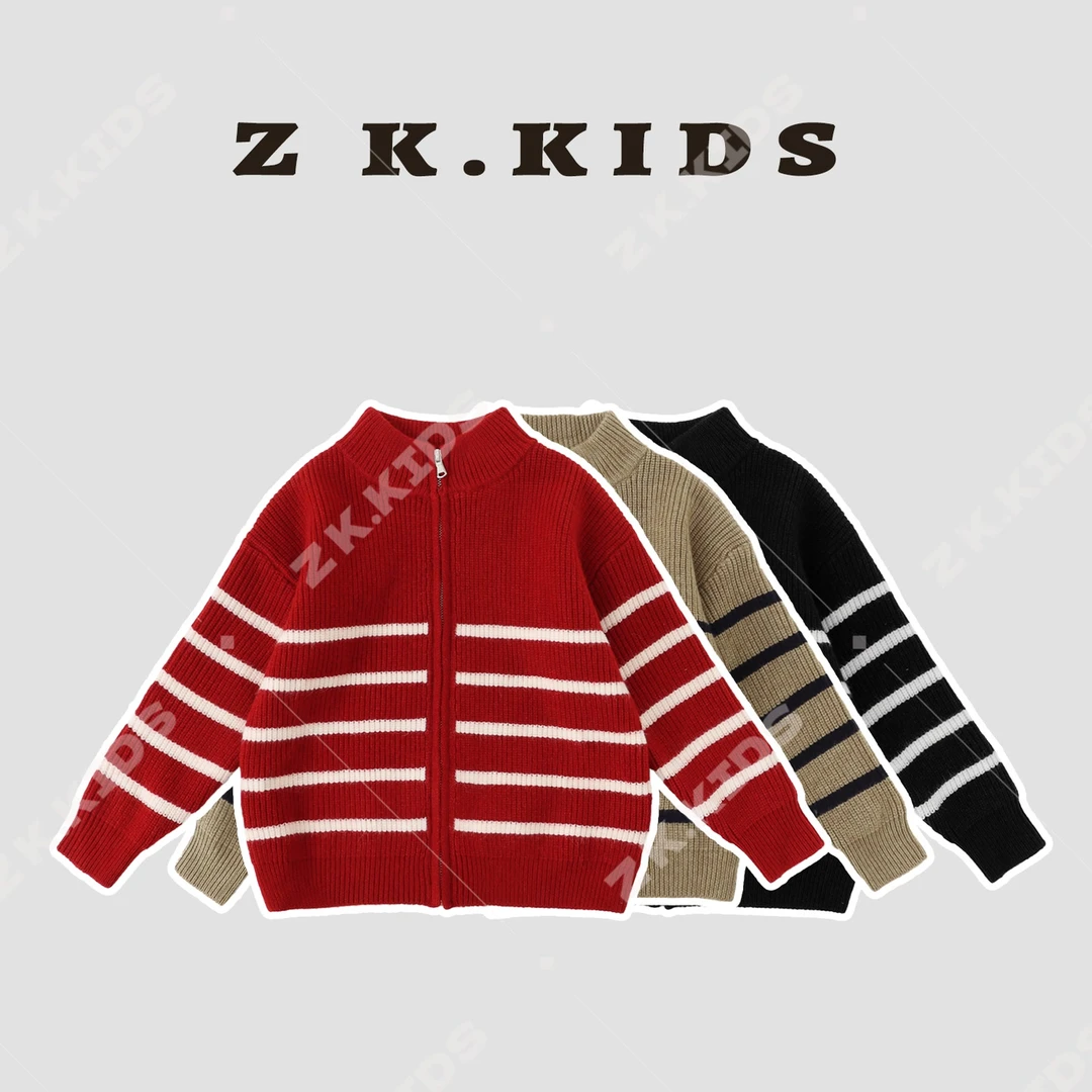 【Z＆K】冬季中大童百搭毛衣JZK-323316-323318-323319