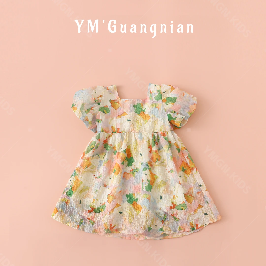 【幼棉光年】女童秋款新品连衣裙超柔纱韩版儿童洋气裙子  525130