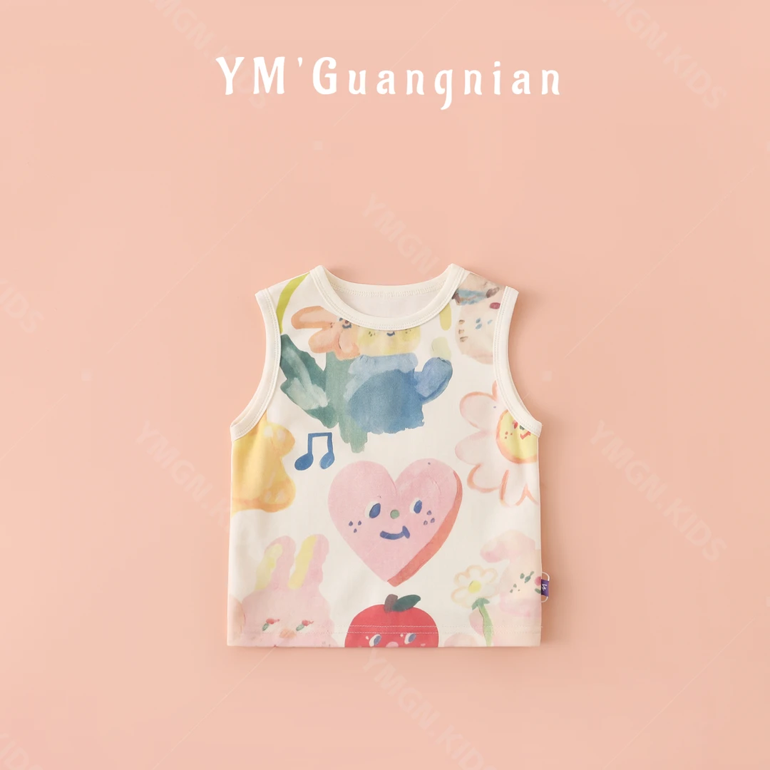 【幼棉光年】夏款女童韩式时尚休闲夏季百搭洋气时尚背心521330