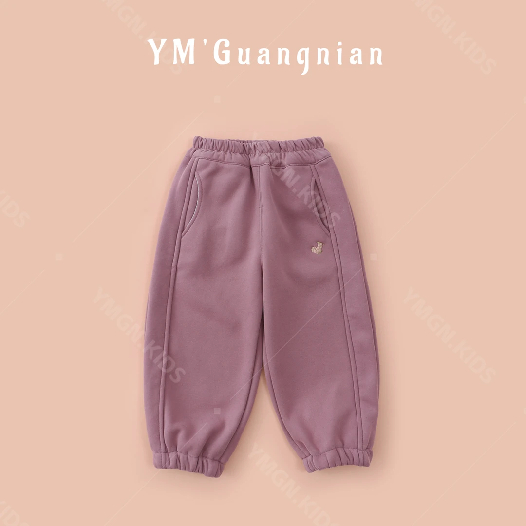 【幼棉光年】冬季女童加绒保暖休闲裤5262396-5262397