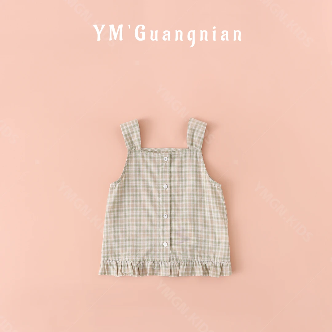 【幼棉光年】女童夏款儿童背心韩系薄款女宝百搭X-527158