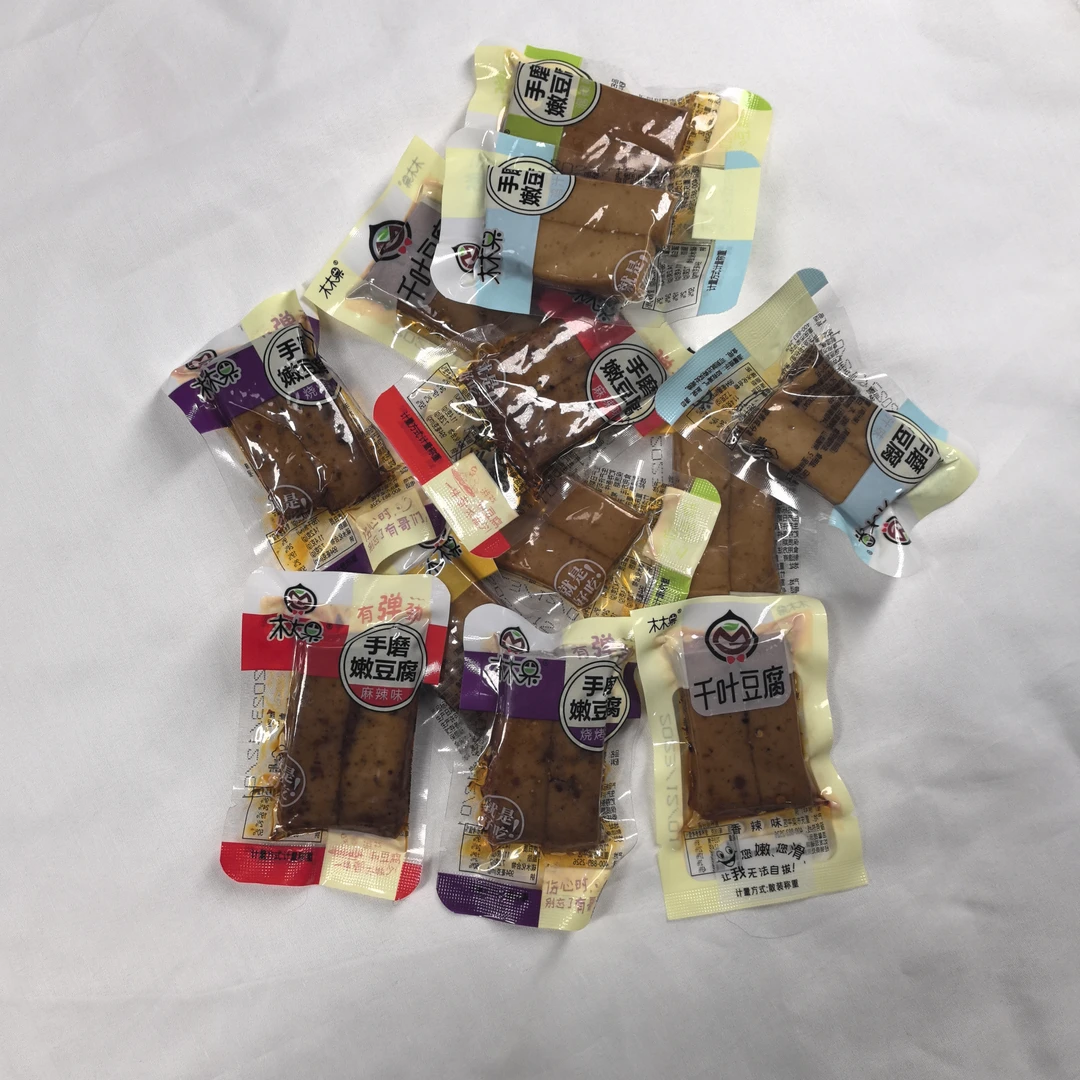 木木果豆腐干零食香辣开袋即食手磨追剧休闲解馋好吃五香味手撕