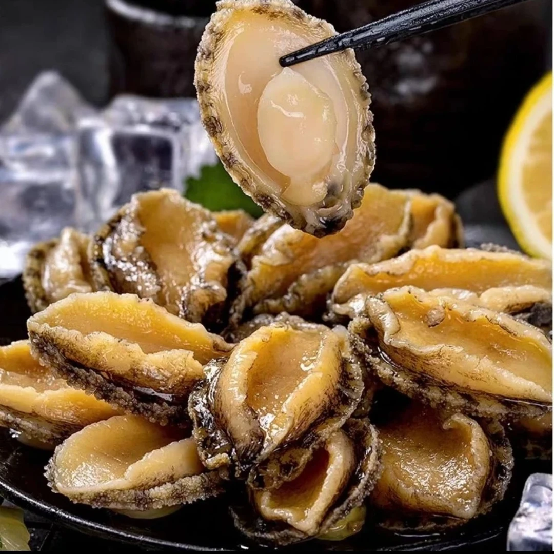 大个新鲜活冻鲍鱼肉 20-21只/斤 口感鲜嫩美味   顺丰包邮