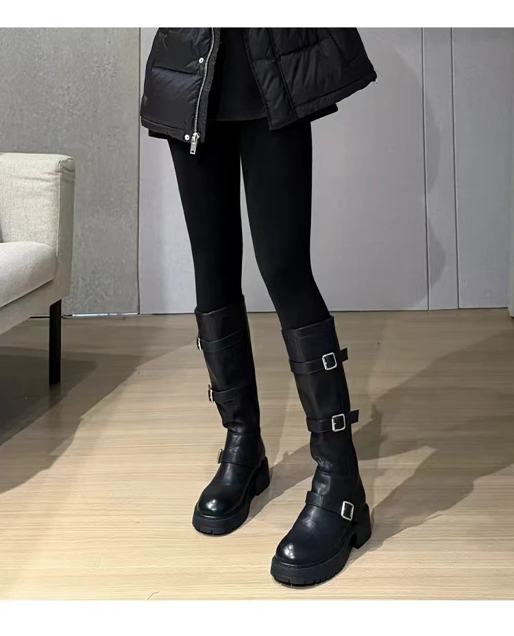 掌柜家保暖梨形加绒打底神裤无负担超弹力厚绒打底裤