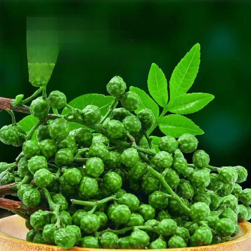 新鲜青花椒重庆四川特产特辣藤椒九叶青保鲜特麻麻椒江津青花椒