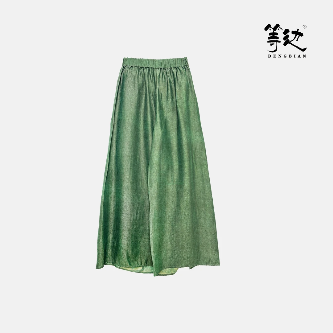 【等边香云纱】鎏金桑波缎宋裤DB-K240100