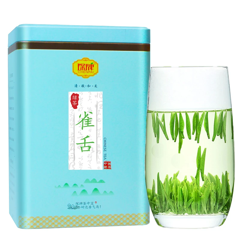 琛牌茶叶 明前雀舌250克嫩芽绿茶春茶铁罐装 2025新茶清香浓郁