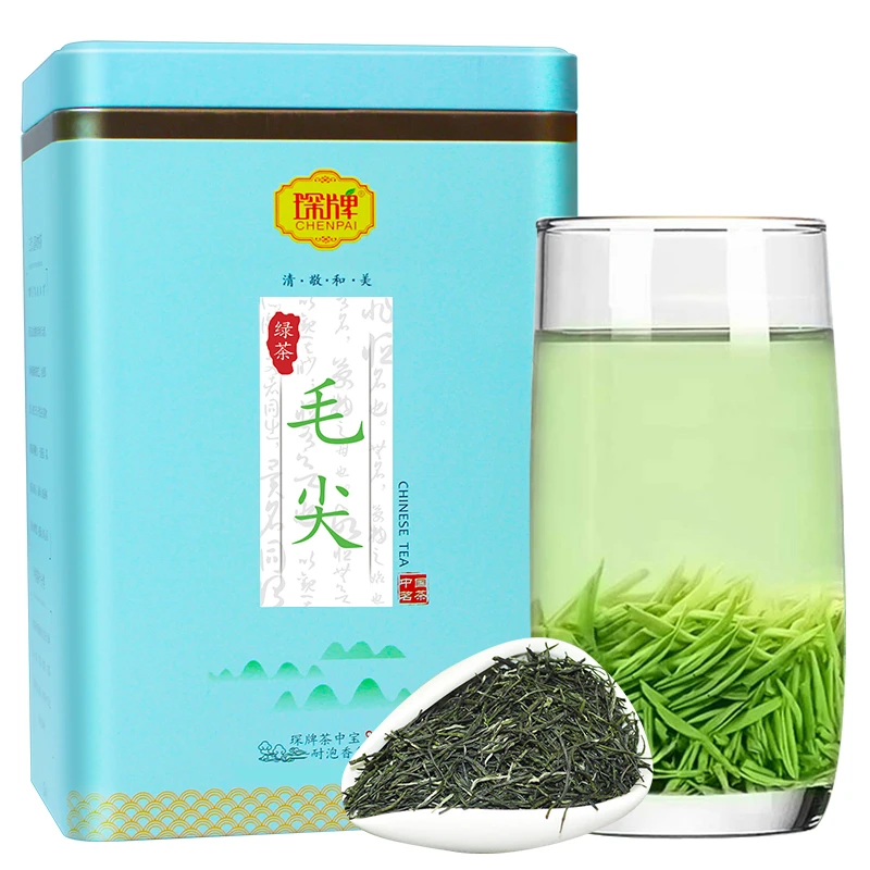 琛牌茶叶 明前毛尖绿茶 2025新茶上市250克铁罐装 鲜爽回甘耐泡