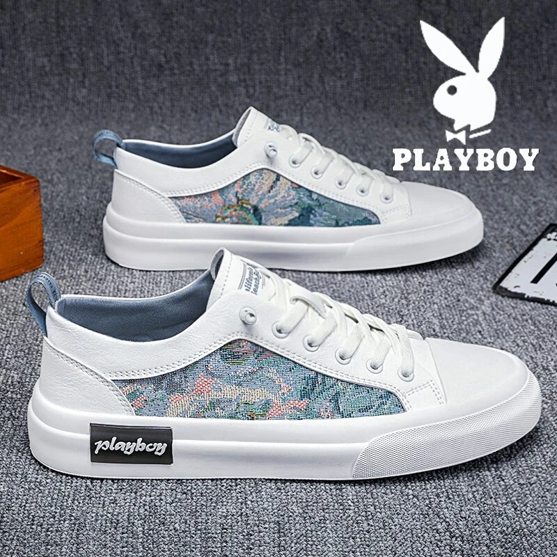 花花公子帆布鞋男鞋秋冬季透气新款男士潮牌板鞋时尚休闲鞋子男款