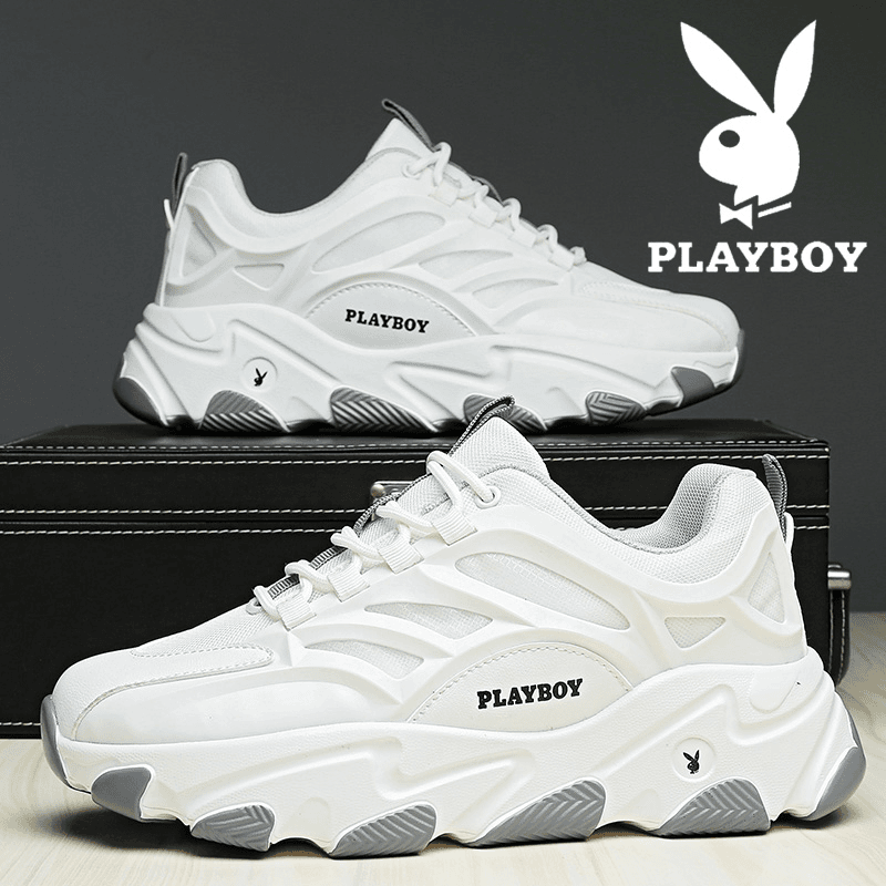 PLAYBOY男鞋夏季2023新款潮流老爹鞋轻薄透气运动休闲鞋百搭潮鞋