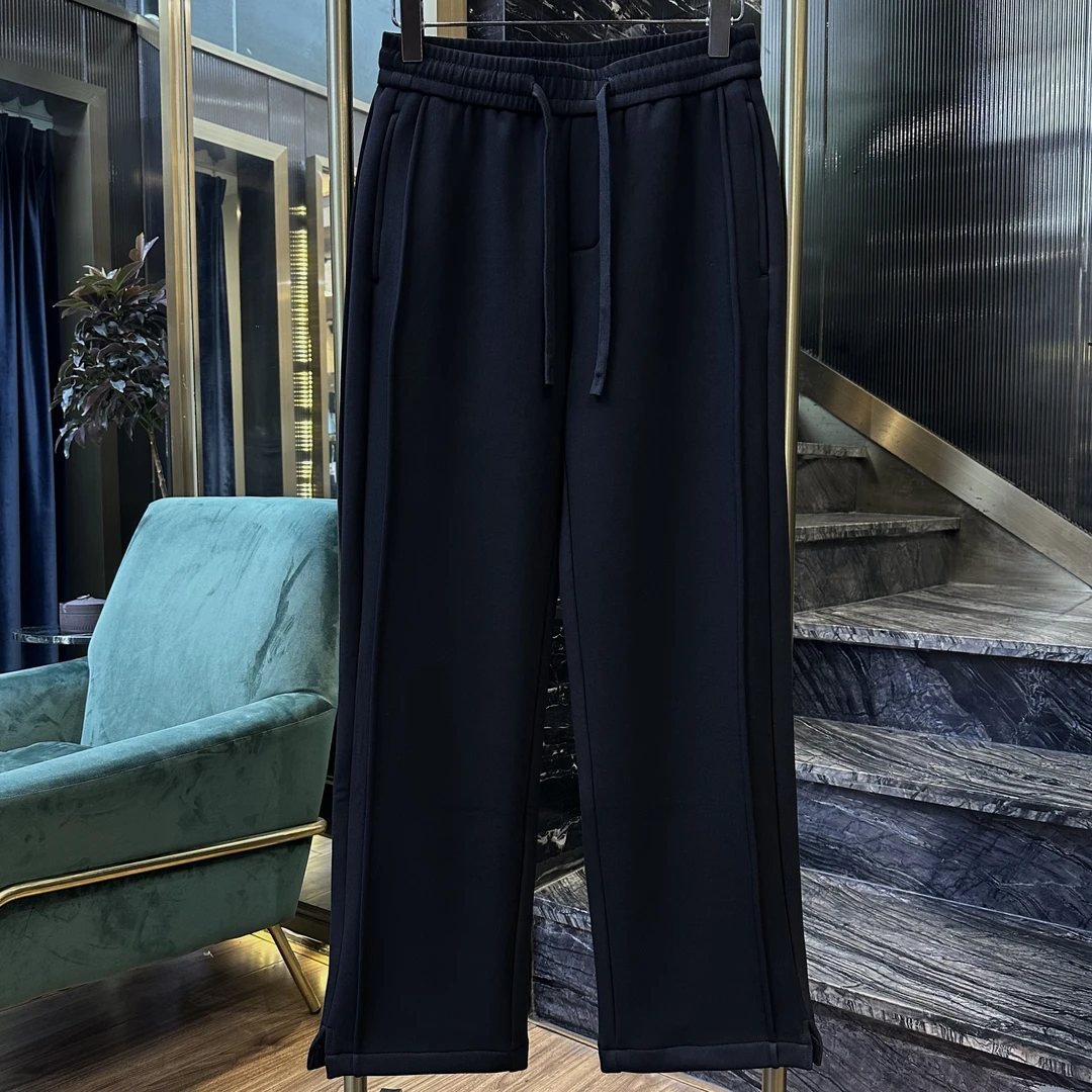 【洛和男装】欧货男士休闲直筒裤运动百搭秋季弹力秋冬宽松