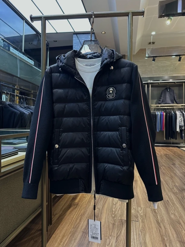 【洛和国际】FDLFY老佛爷男士连帽夹克外套短款保暖冬季