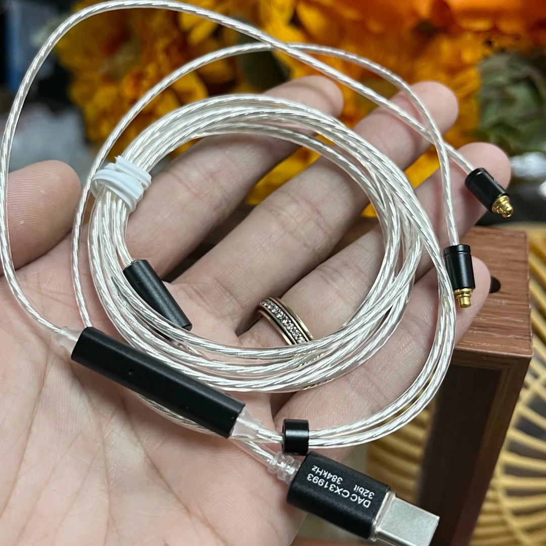 准新品  这个不错 DAC CX31993芯片MMCX耳机升级线TYPE-C