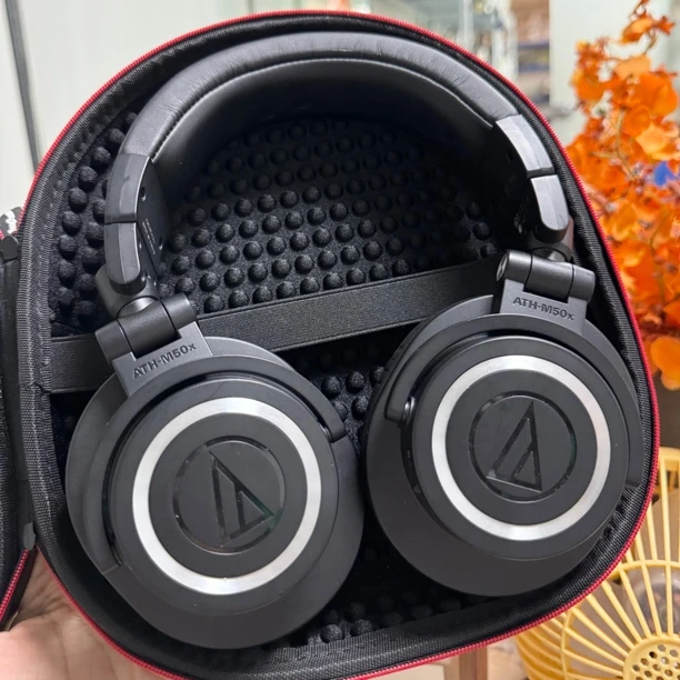95新 Audio-Technica/铁三角 m50xbt头戴式监听蓝牙耳机
