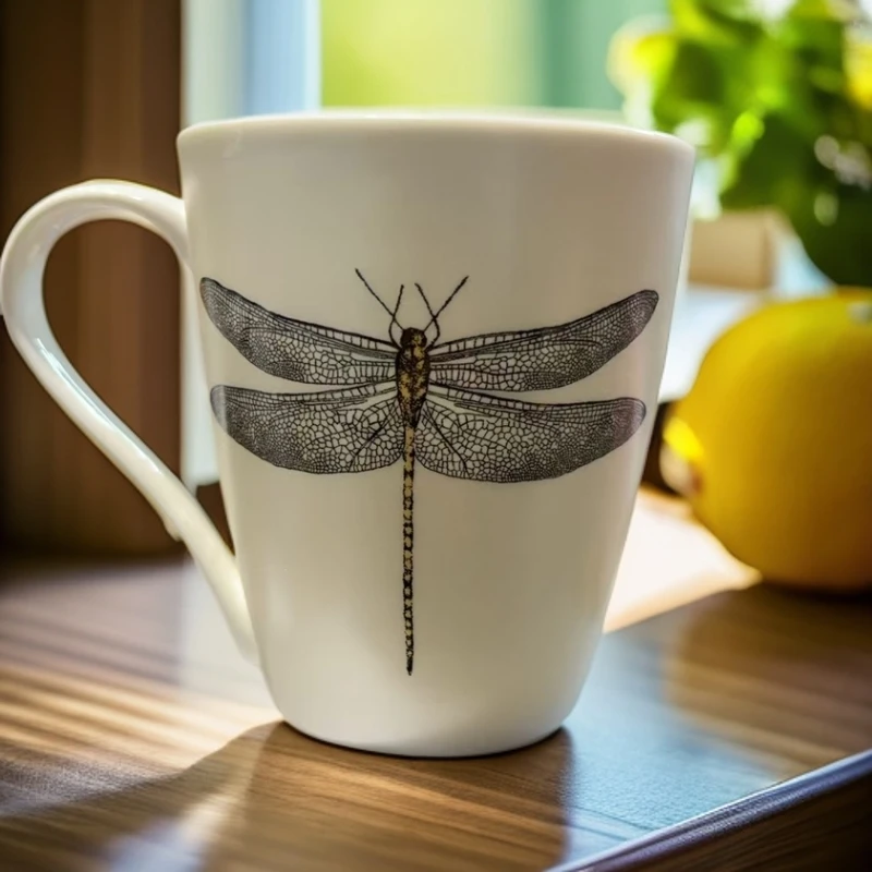 新款高颜值骨瓷马克杯大号