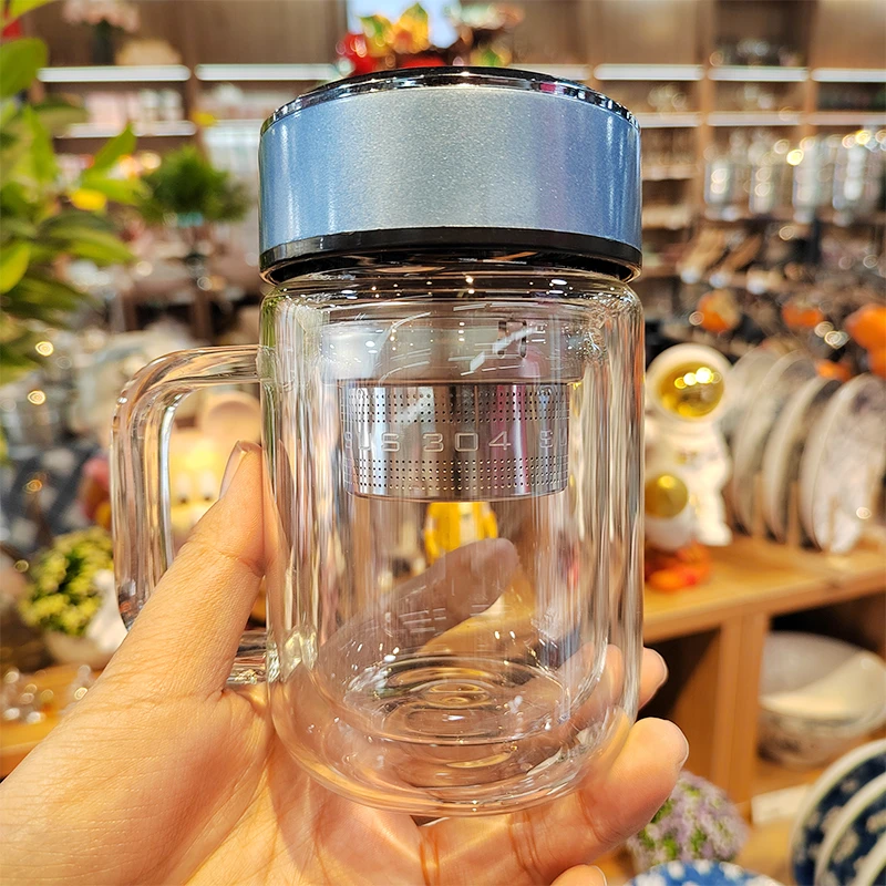 高档水晶玻璃杯把手款 280ml