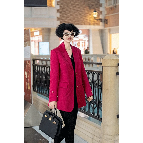 72750《繁花西装》菲姐轻奢时尚休闲设计师款西装