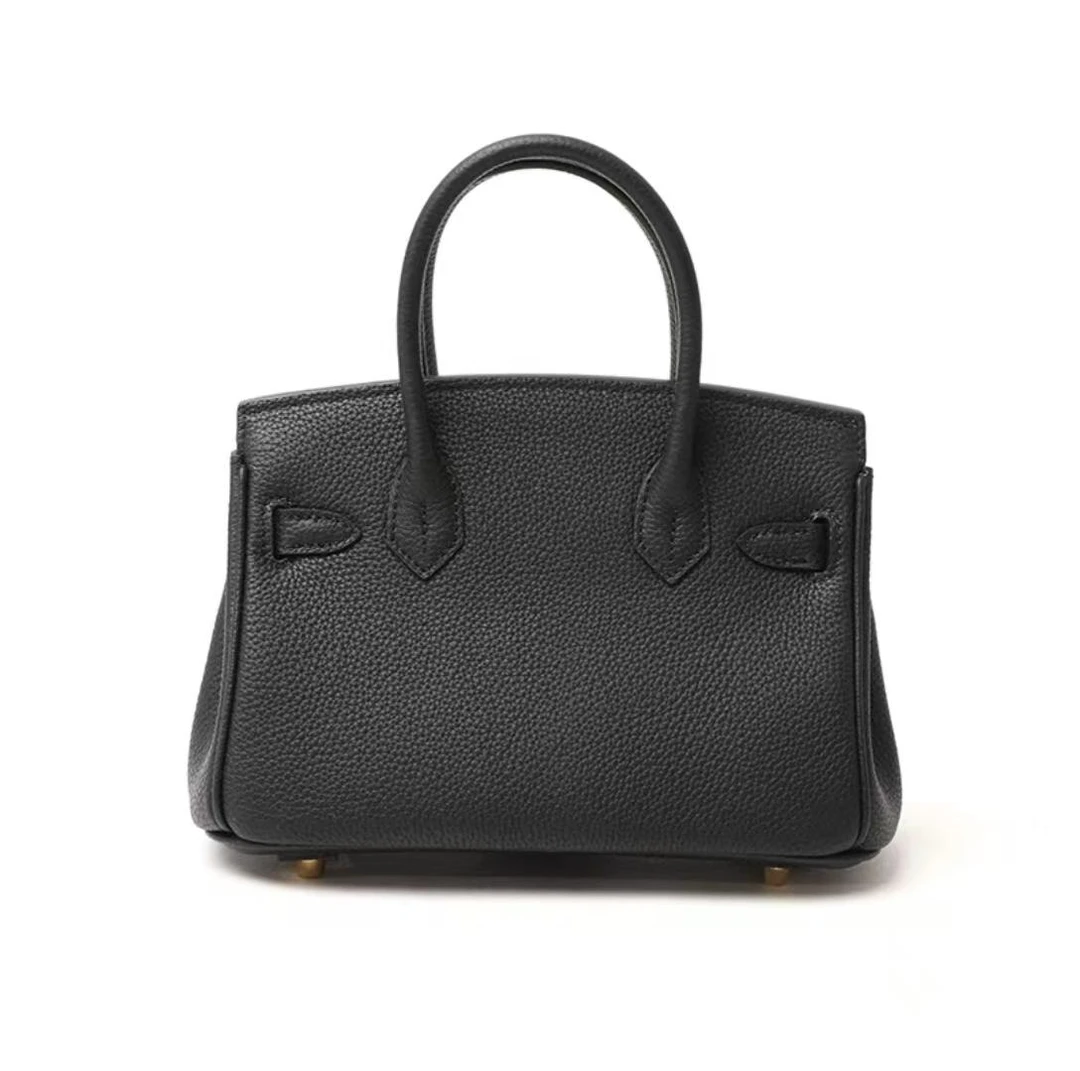 黑色荔枝纹小号沙漏包 25*14*17cm 1067